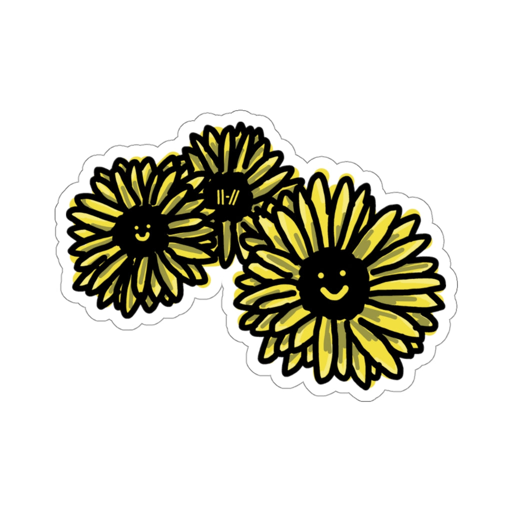 trench flowers sticker