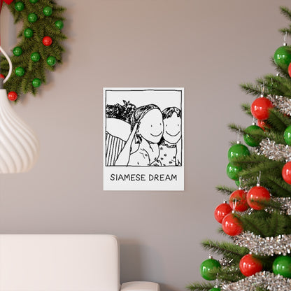 siamese dream print