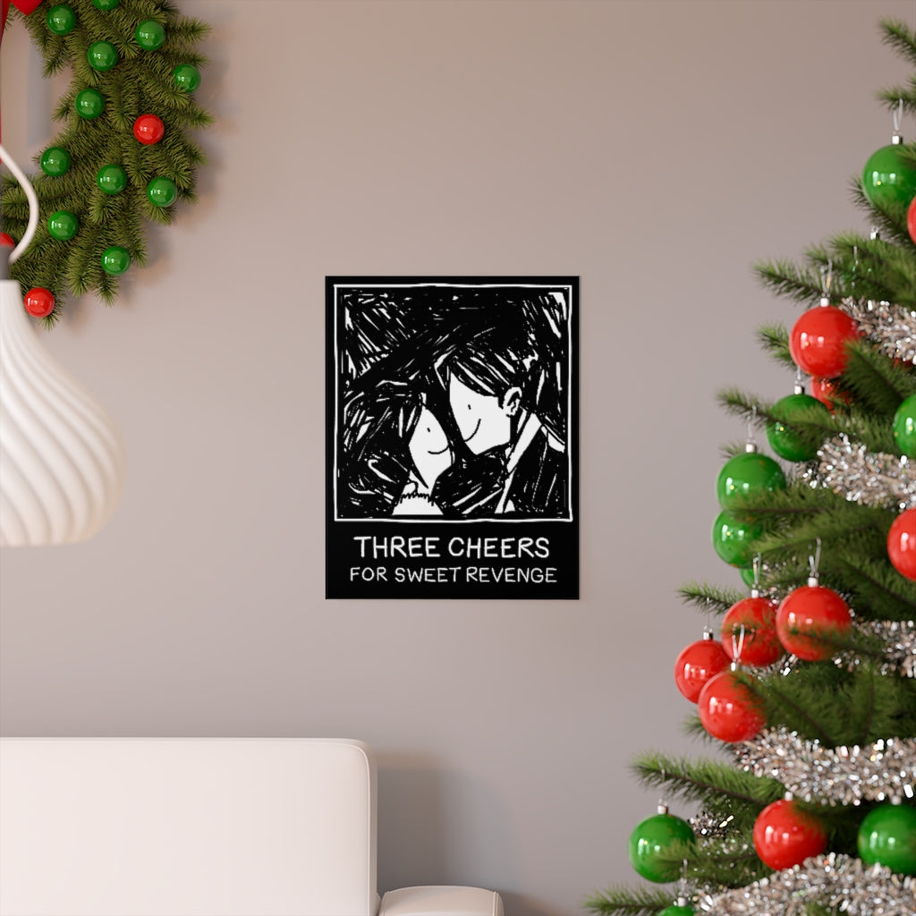 three cheers print